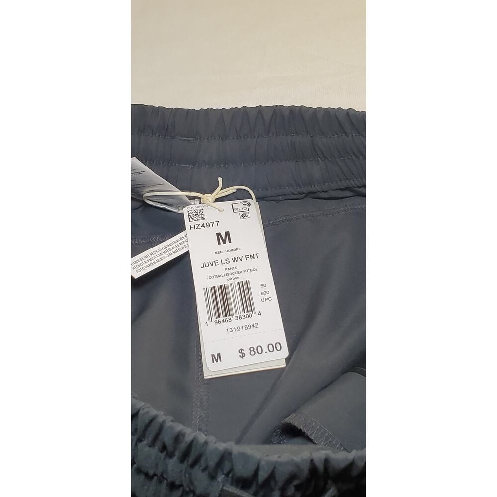 Adidas Size M Juventus Seasonal Special Soccer Pants Mens Grey Futbol Ca8 - Picture 7 of 10